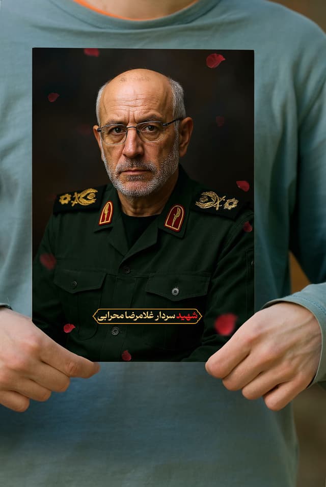 پوستر شهید غلامرضا محرابی