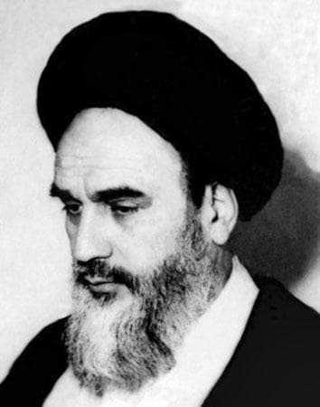 امام خمینی ره تصویر دوران جوانی سیاه وسفید